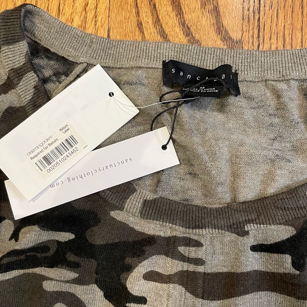 Sanctuary camo long sleeve sweater - Picture 4 of 4